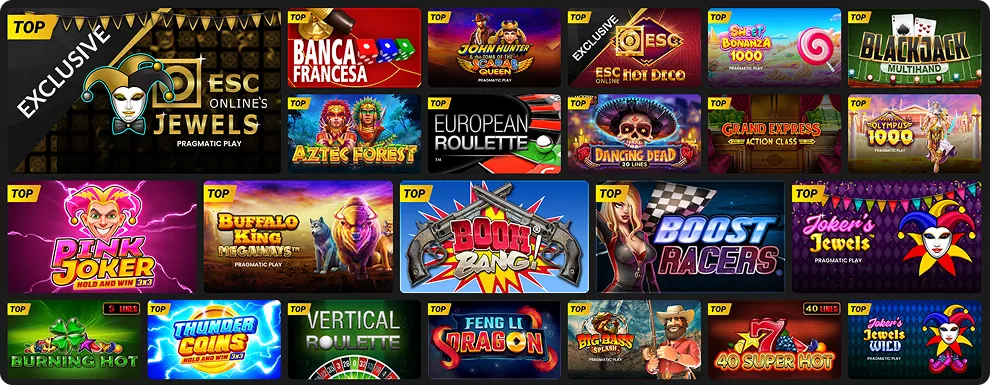 Jogos do Esc Casino Online